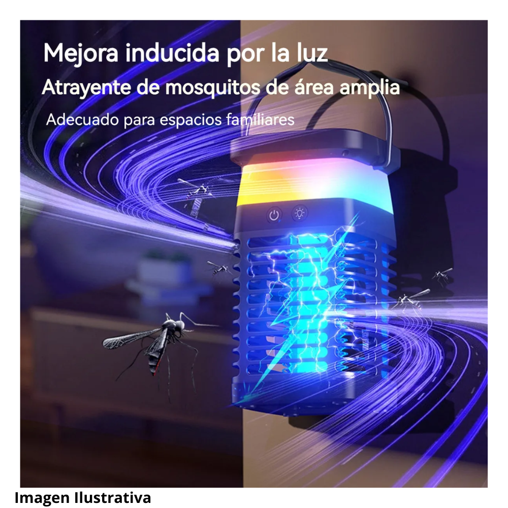 Lampara Antimosquitos Recargable Luz Led